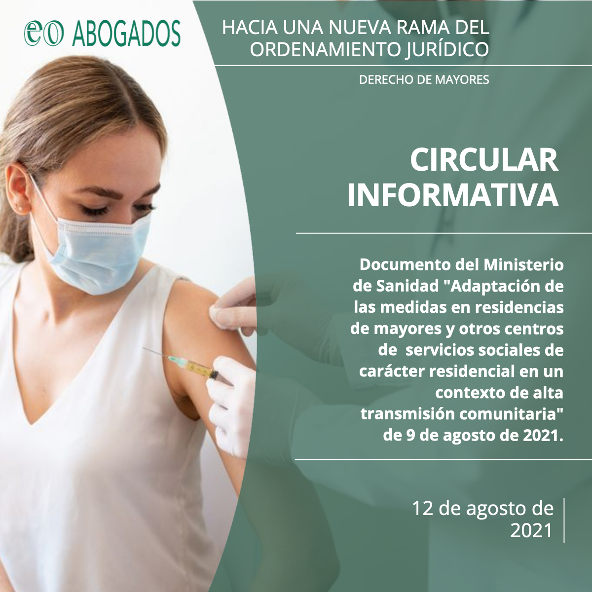 EL MINISTERIO DE SANIDAD ACUERDA NUEVAS MEDIDAS PARA TRABAJADORES NO VACUNADOS Y PARA SITUACIONES DE ALTA TRANSMISIÓN