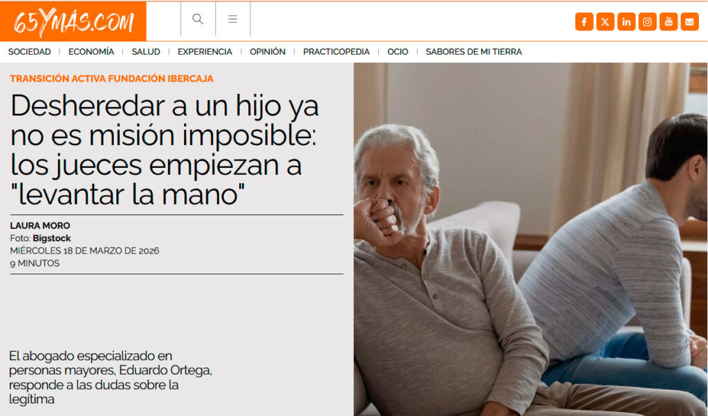 Desheredar a un hijo ya no es misión imposible: los jueces empiezan a "levantar la mano"