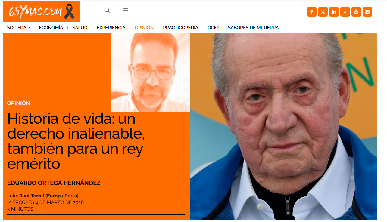 Historia de vida: un derecho inalienable, también para un rey emérito