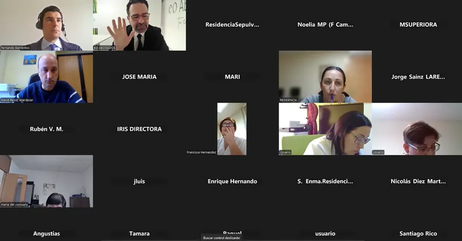 Prevención jurídica y gestión del riesgo en residencias: seminario con directoras y directores de LARES Castilla y León